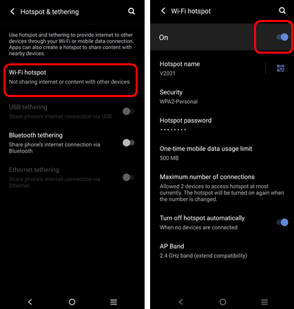 Turn Your Phone into WiFi Hotspot: Android.03