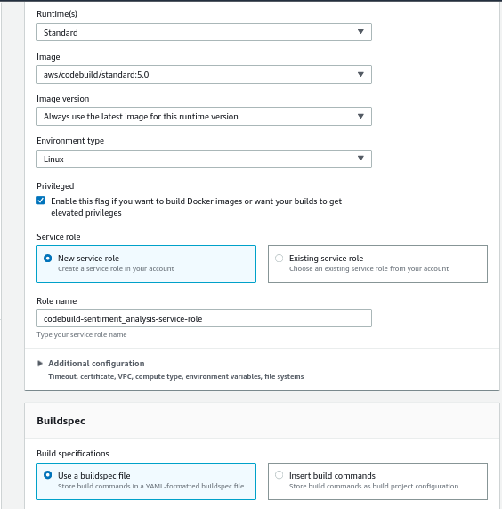 code build | CI/CD pipeline AWS