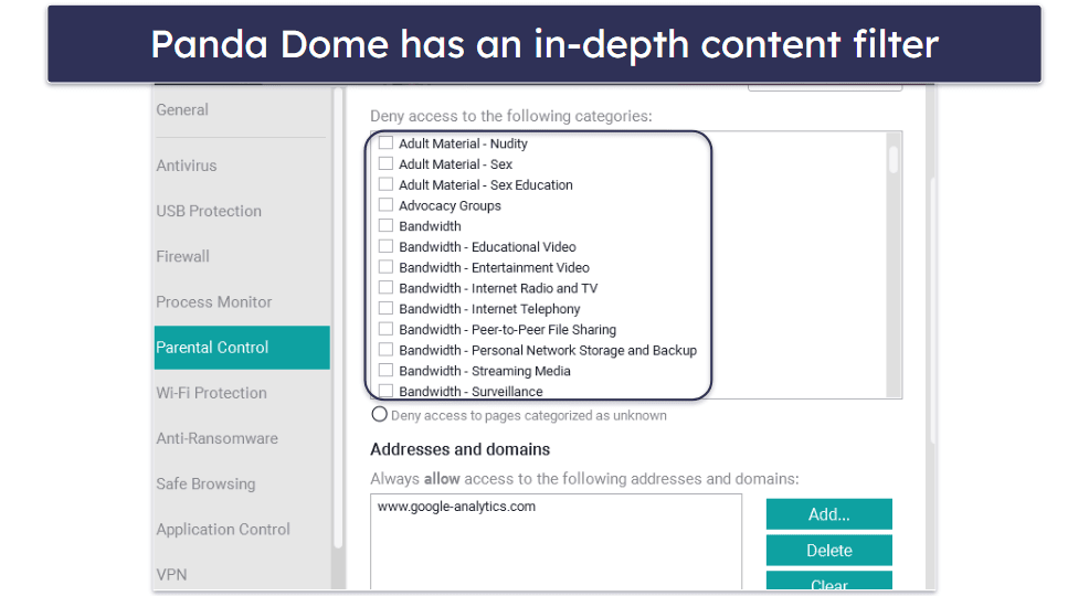 Bonus. Panda Dome Advanced — Intuitive Antivirus With Parental Controls