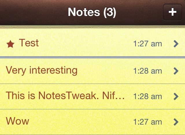 NotesTweak Notes