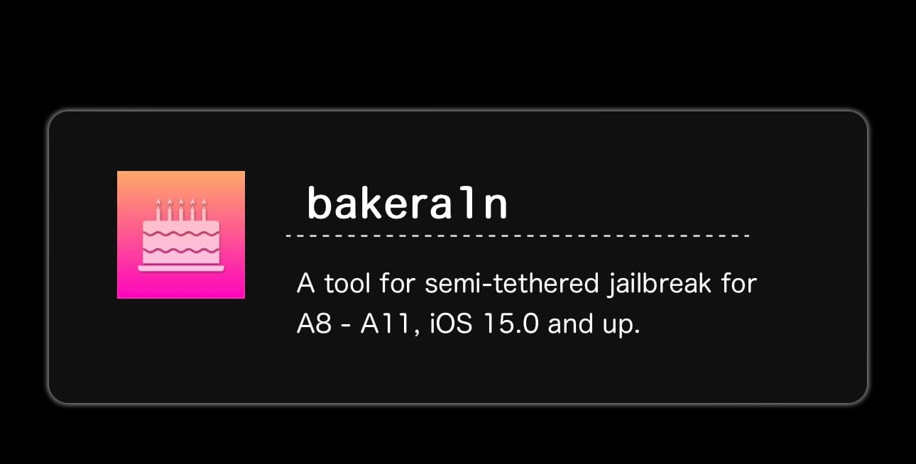 Bakera1n version 3.0 released.