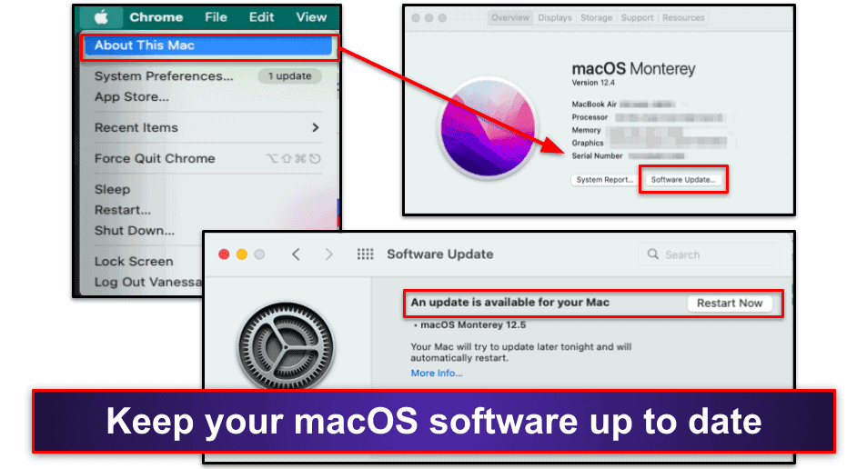 1. Keep Your Mac’s OS &amp; Software Updated