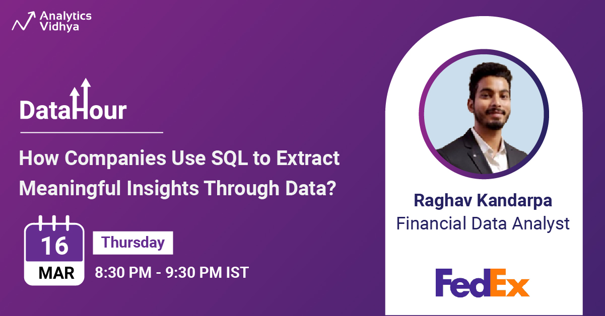 DataHour: How Companies Use SQL to Extract Meaningful Insights Through Data?