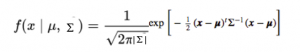 gaussian distribution