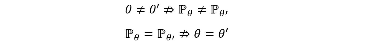 non identifiable parameter