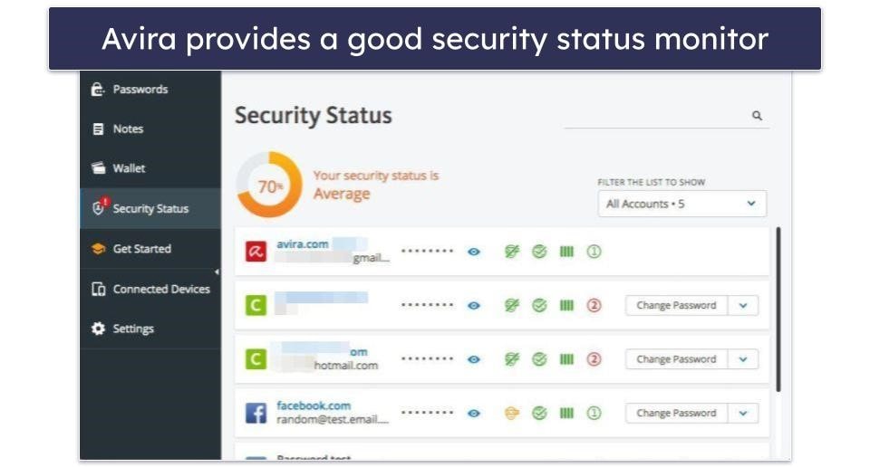 4. Avira Prime — Best for Password &amp; Online Account Security Monitoring