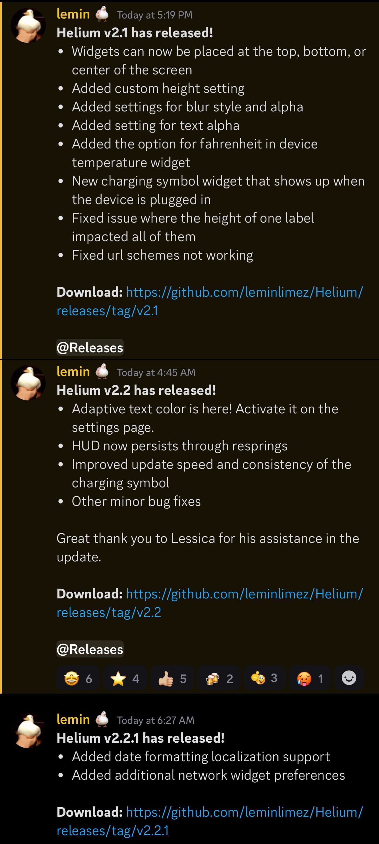 Helium v2.2.1 released.