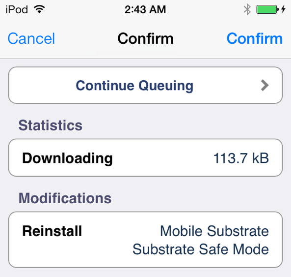 Substrate Install Cydia