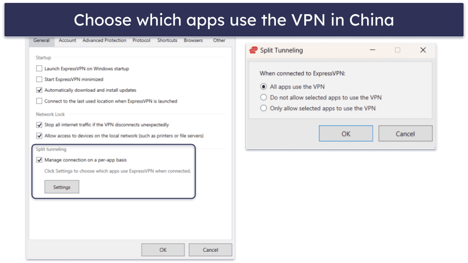 🥇1. ExpressVPN — Best VPN for China in 2024