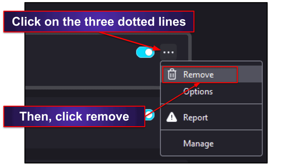 Preliminary Step: Remove the Malicious Extensions in Your Web Browser and Reset Your Search Engine to Its Default Settings