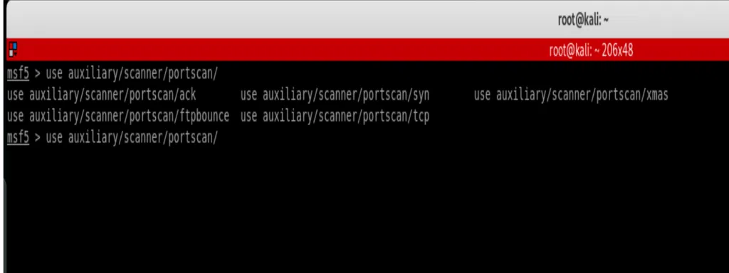 All subauxiliary of the portscanner module