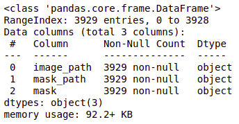 train data info