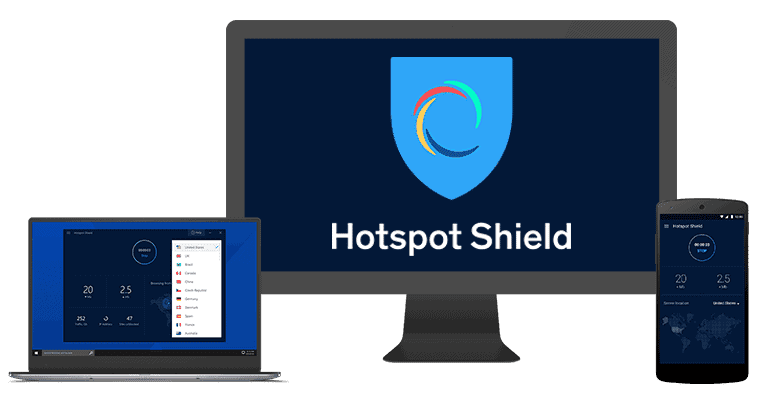 4. Hotspot Shield — A Decent Omegle VPN With Unlimited Data