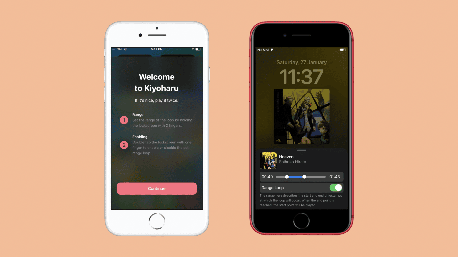 Screenshot examples of the Kiyoharu jailbreak tweak.