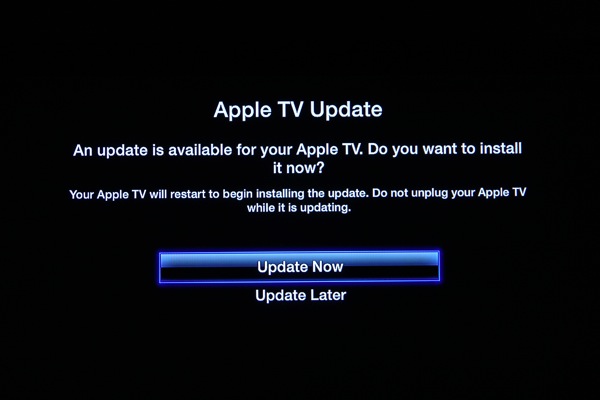 apple tv update