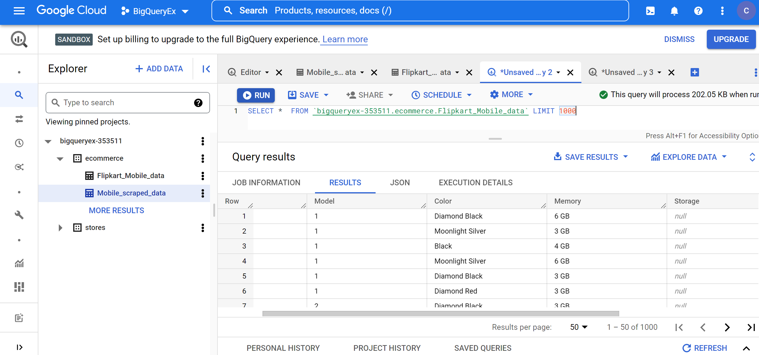 bigquery 