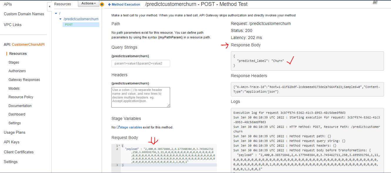 ML model in AWS Sagemaker