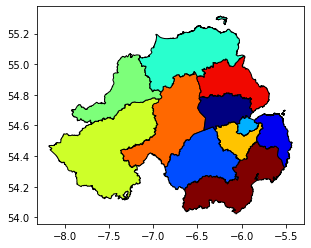 Visualize the ESRI Shapefile using geoPandas