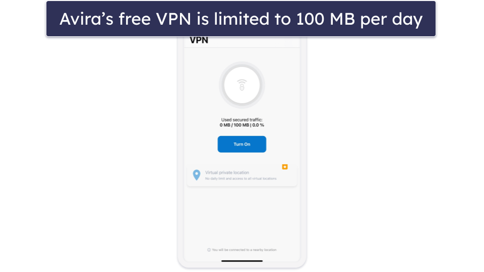 7. Avira Free Mobile Security for iOS — Good iOS Privacy Features + VPN
