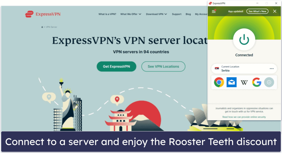 How to Get the Rooster Teeth ExpressVPN Discount in 2024