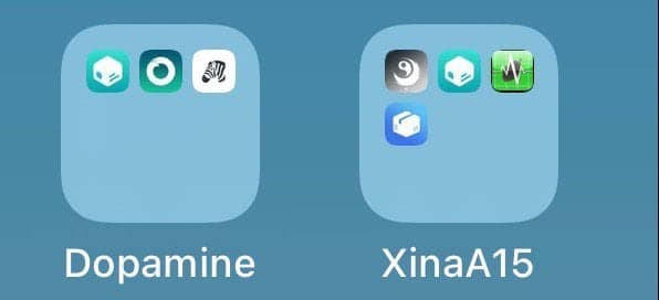 XinaA15 and Dopamine on the same device.