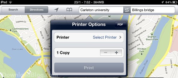 PDF printer print