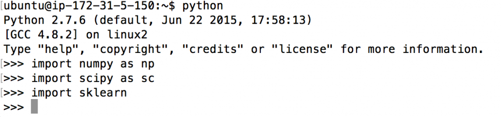 14. python after install