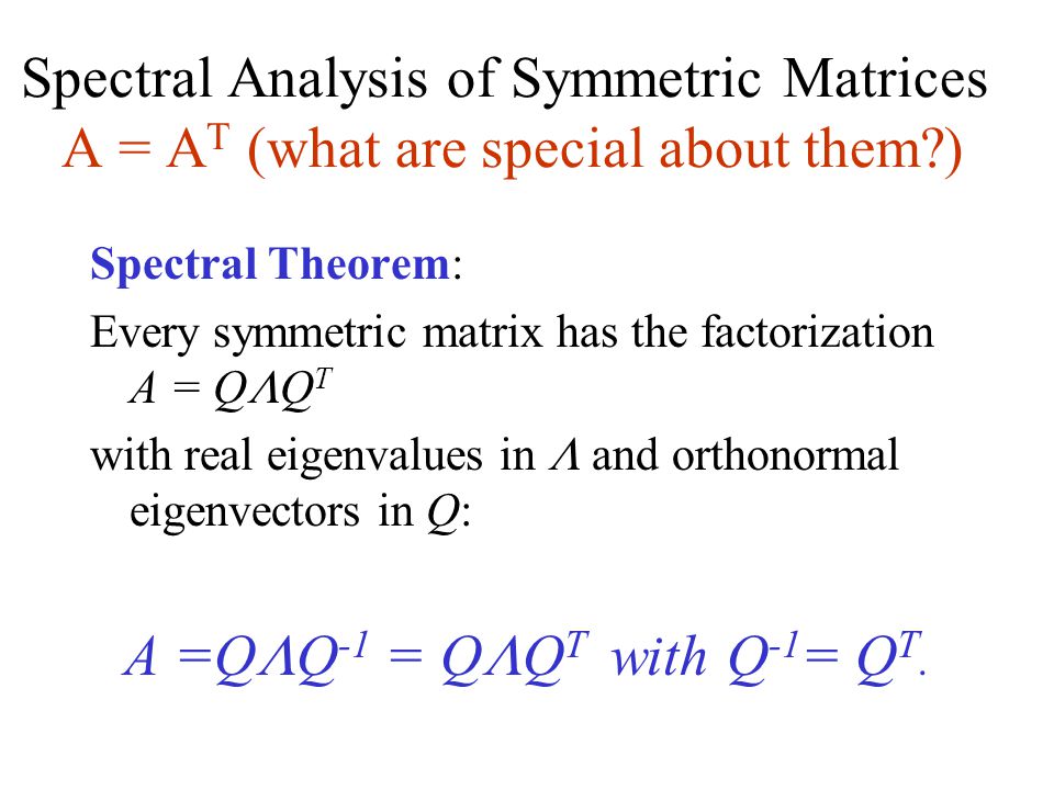 spectral analysis