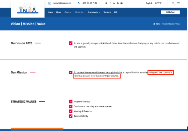 Report: Ethiopian INSA Agents Hacked: 142 agents chose the predictable password ‘P@$$w0rd’