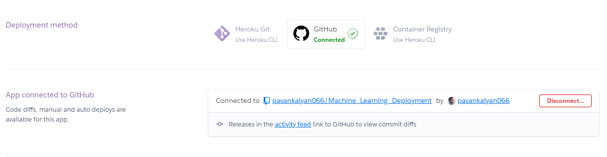 Connect to your GitHub repository