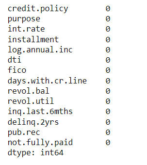 null values