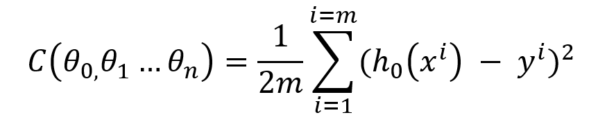 cost function MLR | Linear regression Mathematical Insights