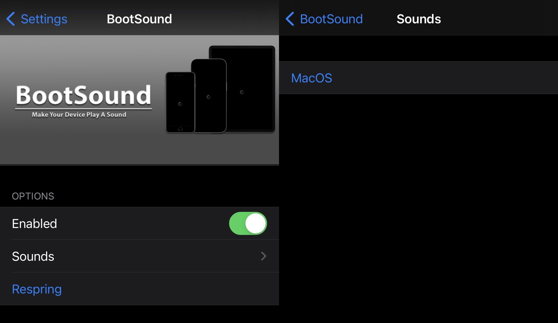 BootSound Preference Pane.