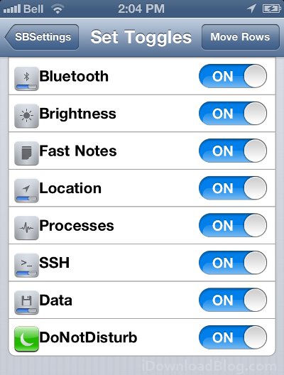 SBSettings Do Not Disturb