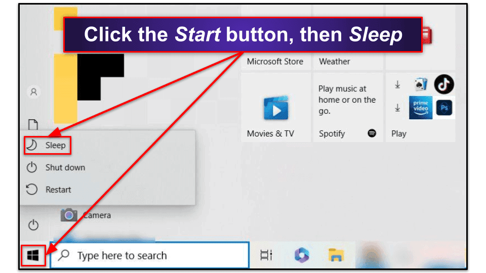 How to Use Sleep Mode