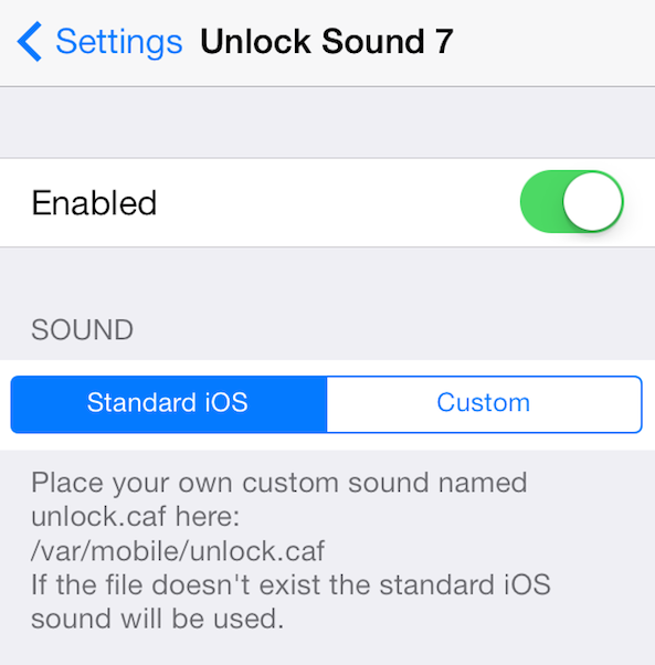 Unlock Sound 7