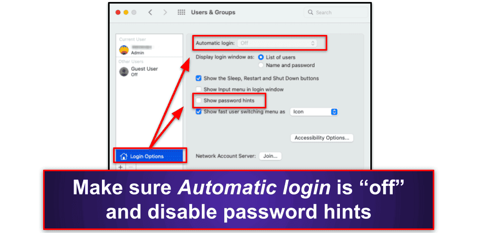 2. Secure Your Login Details &amp; Settings