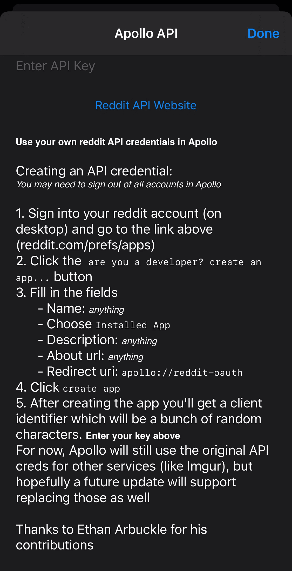 ApolloAPI screenshot.