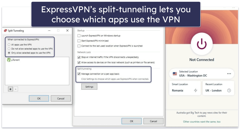 🥇1. ExpressVPN — Best Monthly (Pay as You Go) VPN