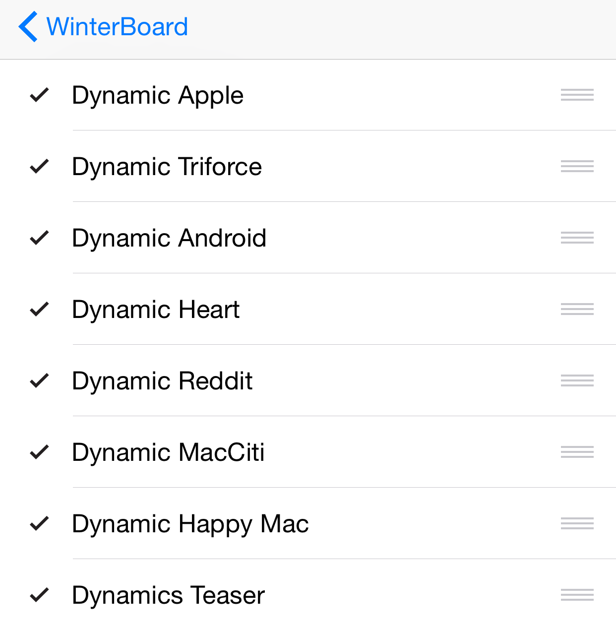 Dynamics WinterBoard