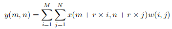 Dilation output