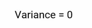 low variance filter variance = 0