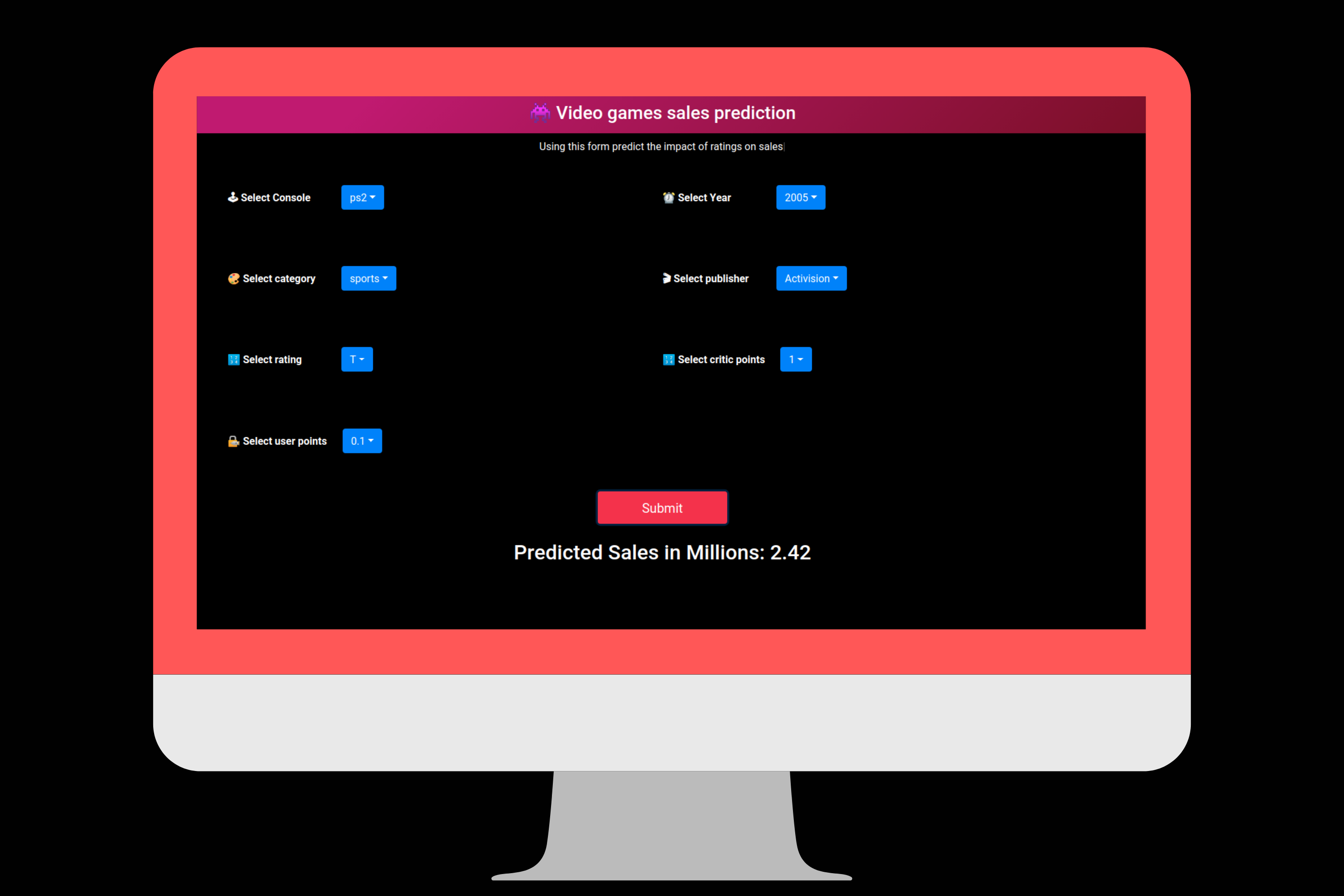 Sales Prediction Web Application