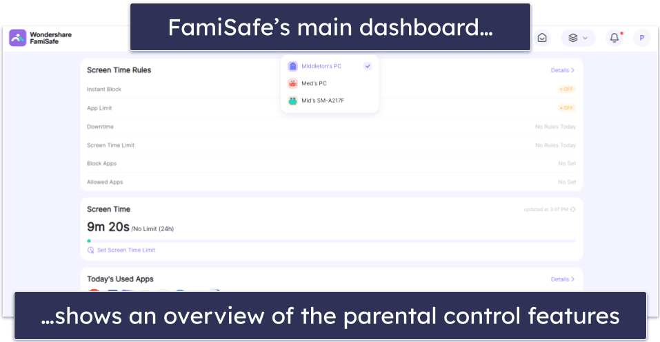 Apps &amp; Ease of Use — FamiSafe Is Easier to Use