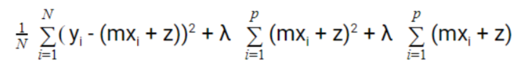 Elastic Net Regression or Regularisation