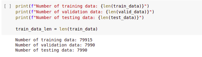 Natural language inference length of data