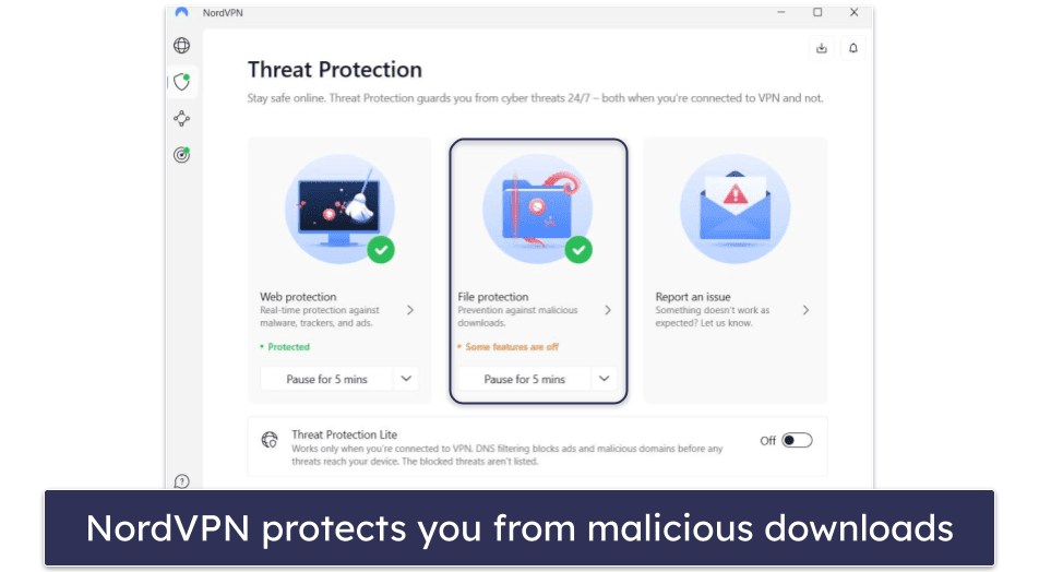 🥉3. NordVPN — Great for Blocking Ads &amp; Malicious Downloads