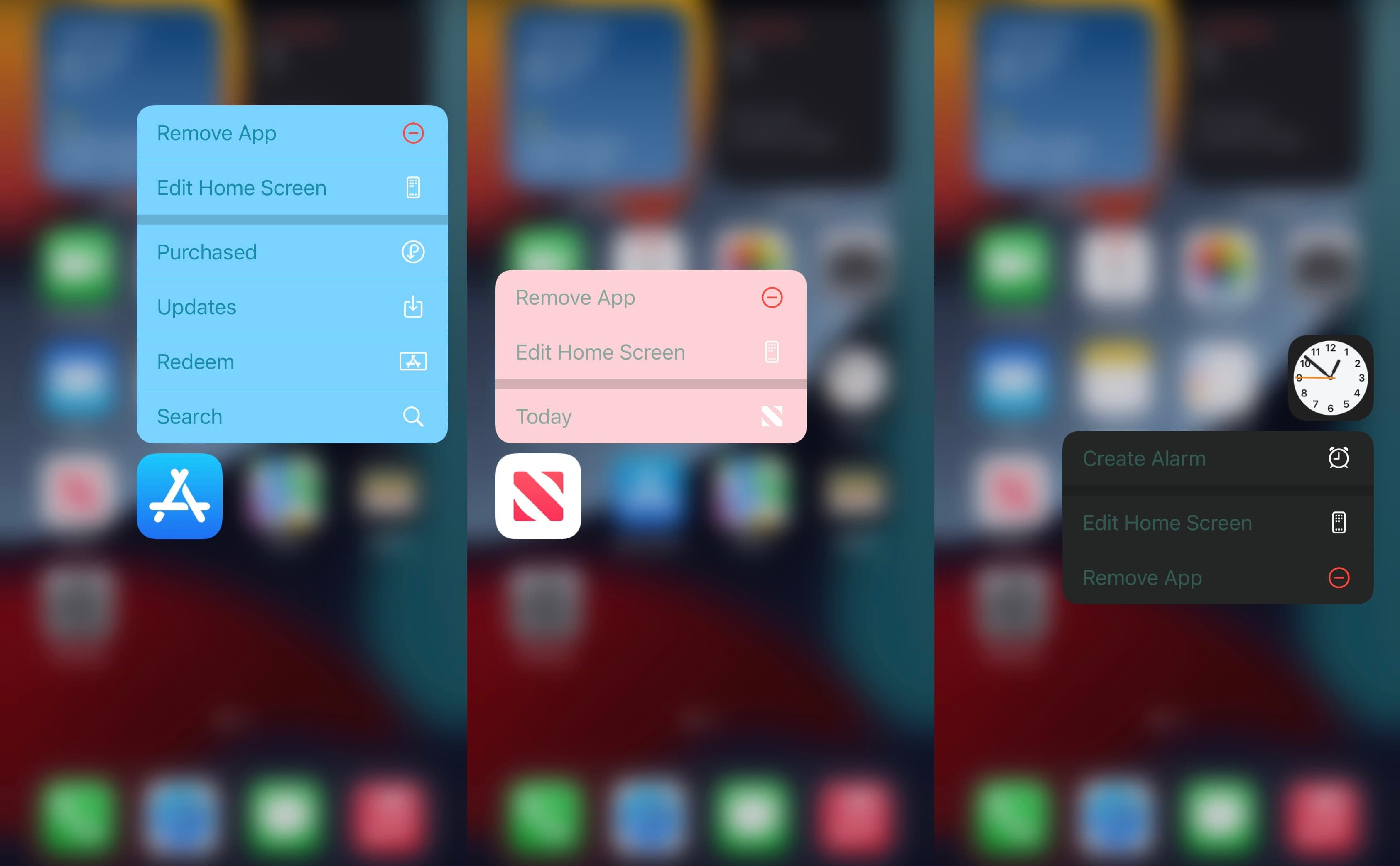 OCD 3D Touch menu tweak.