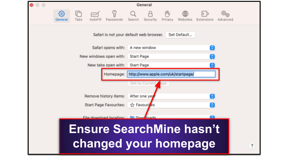 Step 3. Remove SearchMine From Your Browser