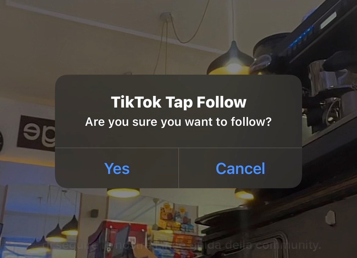 TikTokLiveFollowConfirm prompt.